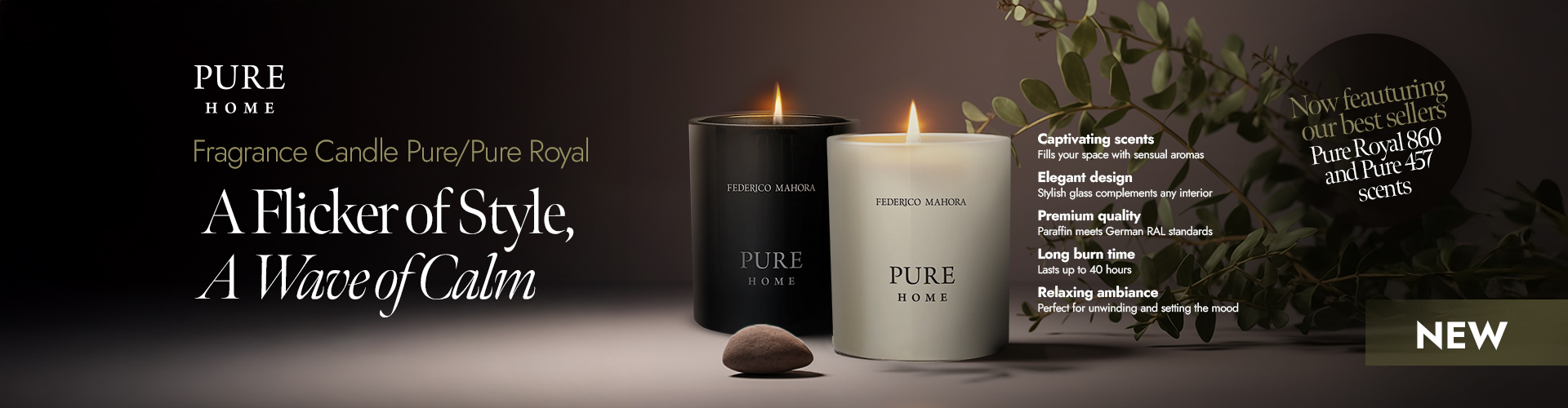 NEW CANDLES PURE/PURE ROYAL